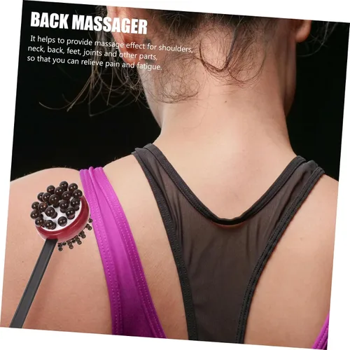 Vista 7 de HEALLILY Martillo de masaje flexible - Dispositivo de mano para aliviar el cuello y los hombros - Masajeador portátil para aliviar el estrés