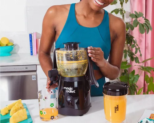 Vista 6 de Magic Bullet Mini Exprimidor con Taza Negro (Paquete de 2)