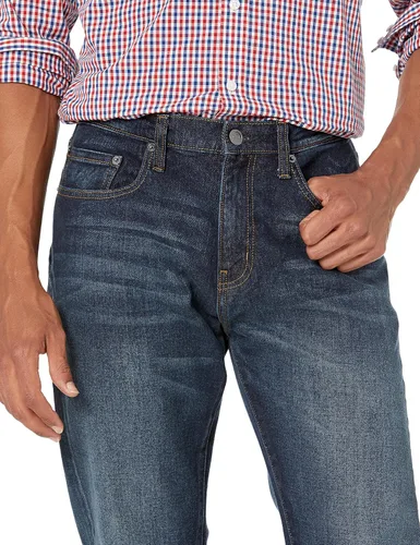 Vista 3 de Tienda Essentials Jeans elásticos de ajuste atlético para hombre