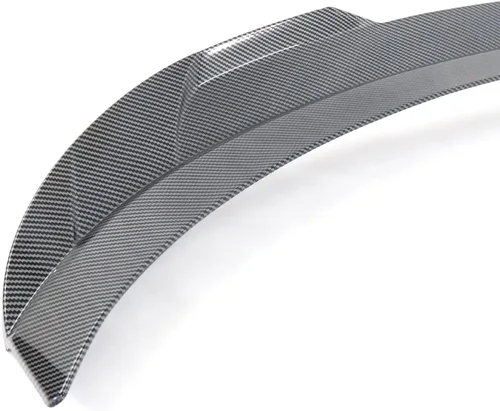 Vista 9 de IKON MOTORSPORTS, alerón para cajuela compatible con Honda Civic Sedán 4 puertas 2022-2026, alerón trasero estilo FE-C de fibra de carbono