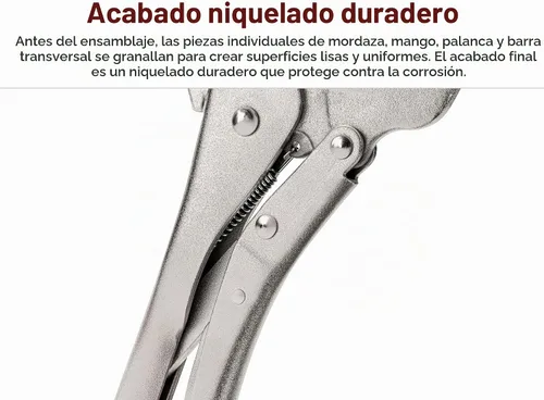 Vista 5 de TEKTON Juego de alicates de bloqueo, 2 piezas PLK99901