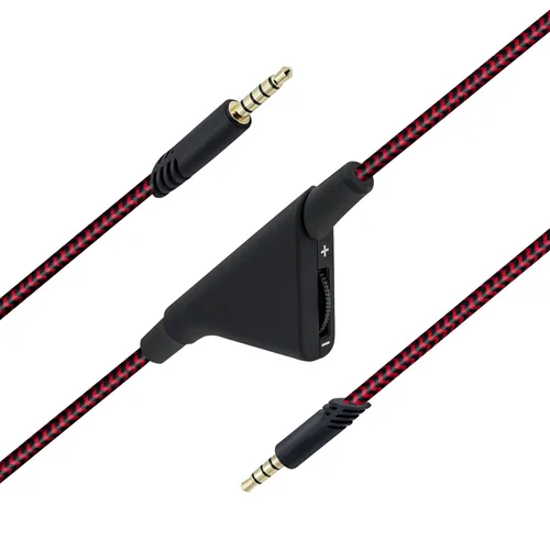 Vista 9 de Wigearss 2M 6.5 pies de repuesto de cable de auricular - negro