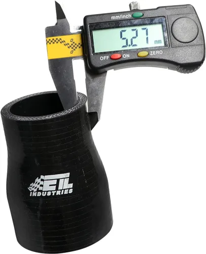Vista 3 de ID 1.5" a 1.75", Longitud 3" Manguera Acopladora Recta Reductora de Silicona, Tubo Reductor de Admisión Universal Reforzado de 4 Capas Intercooler