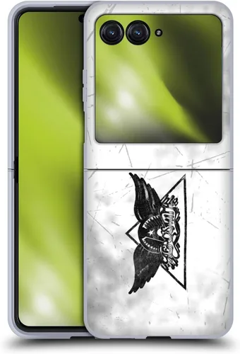 Vista 55 de Head Case Designs Officially Licensed Aerosmith 1987 Permanent Vacation Black and White Gel Case [Military Grade Protection] Compatible with Moto E7