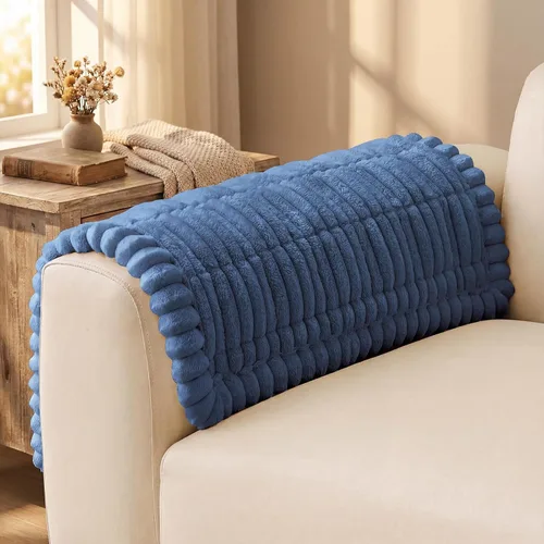 Vista 56 de decorUhome Funda de sofá para perros, funda antideslizante y mullida para sofá, para asiento, respaldo y reposabrazos, protector de sofá suave