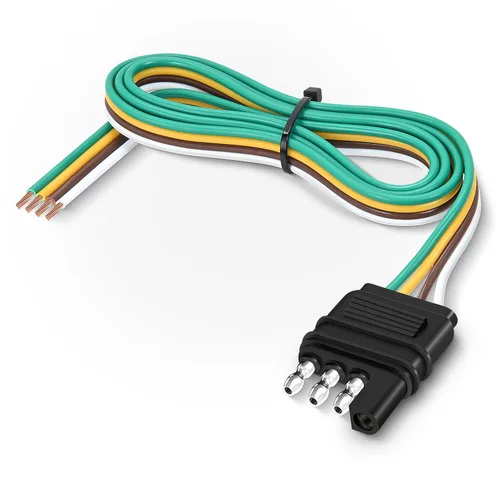 Vista 23 de Nilight Cable de extensión de alambre de remolque de 4 vías de 25 pies 14 Cable de extensión de remolque de 4 pines de 25 pies