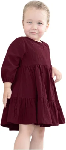 Vista 4 de Vestidos de punto de manga larga para niña pequeña, vestido de tul con estrellas esponjosas, vestido de princesa, vestido de tul para fiesta