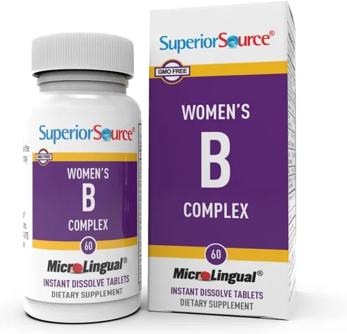 Vista 9 de Superior Source Ácido fólico complejo B/biotina (60 tabletas)