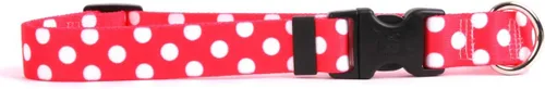 Vista 17 de Collar de diseño amarillo estándar para perro, pequeño, s, Marrón Lunares de Navidad