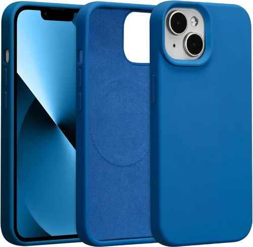 Vista 166 de Funda magnética de silicona para iPhone 13 Pro, color blanco antiguo [Compatible con Magsafe] [Forro de microfibra suave antiarañazos], funda