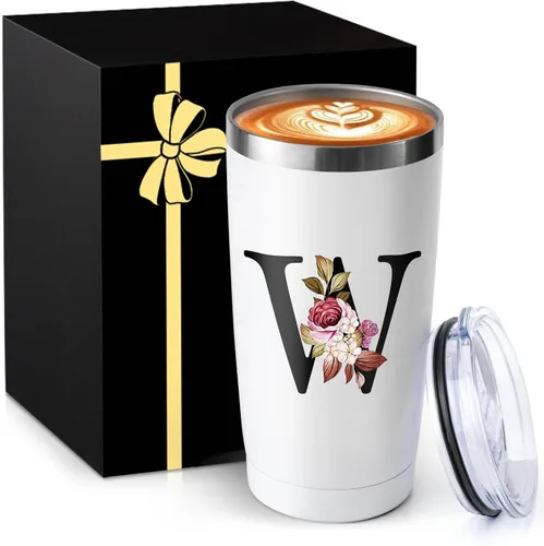 Vista 32 de Taza de café aislada de 20 onzas con tapa de acero inoxidable a prueba de derrames y fugas, pesada, grande, reutilizable, térmica, para viajes