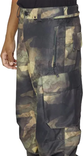 Vista 7 de Volcom Pantalones de snowboard VCO Hunter Cargo para hombre Negro estática