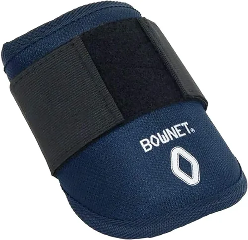 Vista 4 de Bownet Softball and Baseball Batting Elbow Guard - Adjustable Hook & Loop Strap - Batters Elbow Protection - for Left or Right Handed Players Rojo
