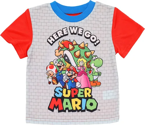 Vista 2 de SUPER MARIO Boys' Pajama Set