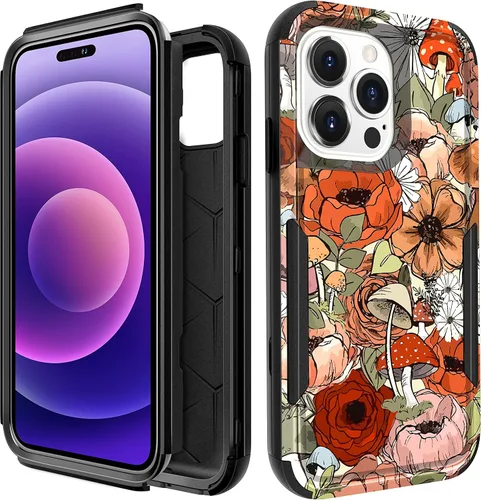 Vista 94 de Funda para iPhone SE 2020/2022/3ª generación, para iPhone 8/7, funda protectora resistente con diseño de flor linda para mujeres, hombres, niñas