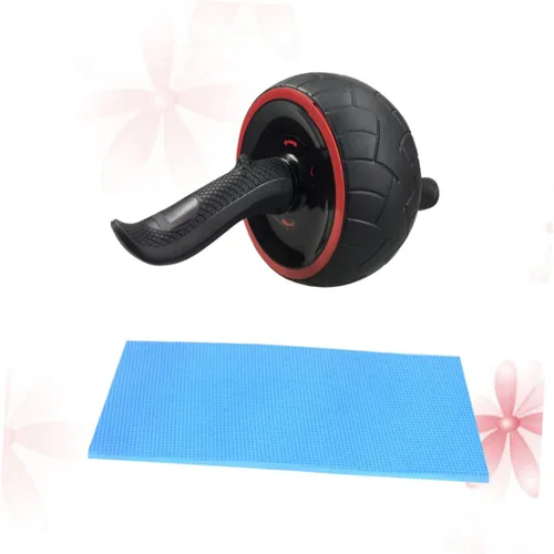 Vista 8 de GANAZONO Rueda abdominal de rebote Rueda de ejercicio Equipo de entrenamiento de entrenamiento en casa Rodillo de goma Ab Roller Rodillera
