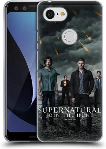 Vista 18 de Head Case Designs Supernatural Sam, Dean & Castiel Key Art - Funda de gel con licencia oficial [protección de grado militar] compatible con Google