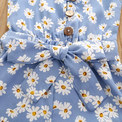 Vista 4 de Ropa de niña pequeña de verano lindo halter mameluco de 6 meses a 5 años
