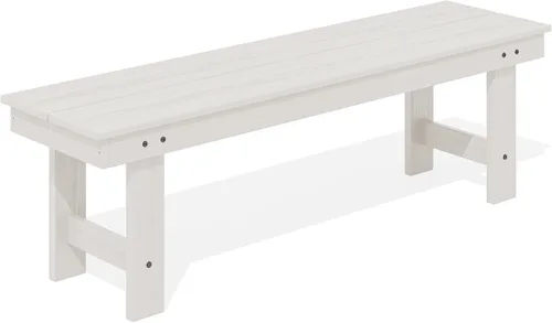 Vista 17 de SERWALL 2-Person Backless Outdoor Bench 56 Inches, Aruba