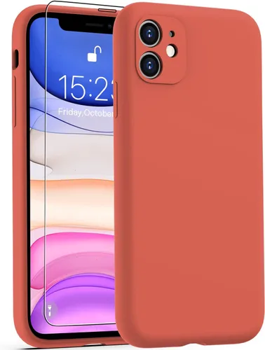 Vista 23 de Goodon Funda para iPhone 11 Pro con protector de pantalla - Protección mejorada de la cámara - Forro de microfibra suave - Funda protectora
