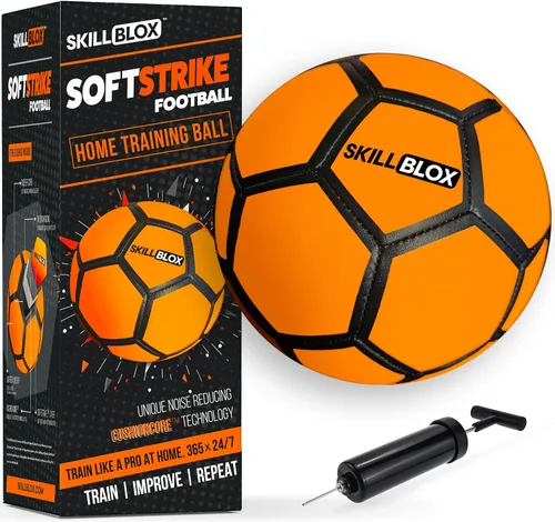 Vista 8 de Skill BLOX SoftStrike Home - Balón de fútbol para entrenamiento de habilidades en interiores, regalos de fútbol para niños, pelota de habilidades