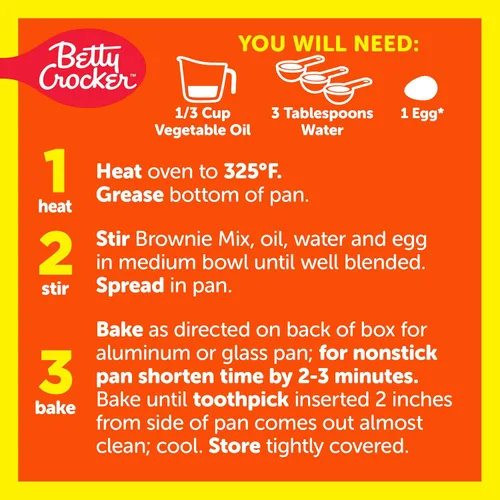 Vista 2 de Betty Crocker Reese's Brownie Mix con chips de mantequilla de maní Reese's, 16 onzas