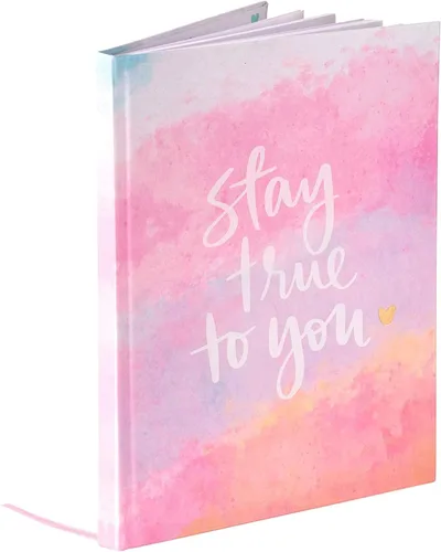 Vista 7 de Eccolo Dayna Lee Collection "Stay True To You" - Cuaderno de tapa dura de 8 x 10 pulgadas, 256 páginas forradas sin ácidos