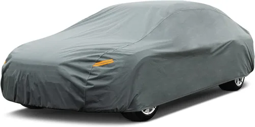 Vista 60 de Kayme Funda de Coche de Servicio Pesado Impermeable para Todo Tipo de Clima, Ajuste Personalizado para Tesla Model S, Cubierta Exterior Completa