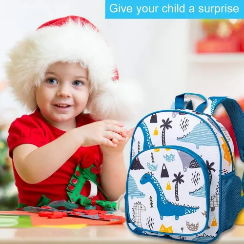 Vista 8 de CCJPX Mochila para niños y niñas, 12.5 pulgadas, dinosaurio, unicornio, preescolar, mochila escolar linda para jardín de infantes