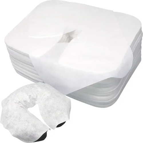 Vista 9 de 200 fundas desechables de algodón de grado médico, fundas para reposacabezas para mesas de masaje, sillas de masaje de 14.17 x 10.6 pulgadas
