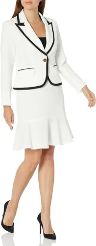 Vista 6 de Le Suit Women's JKT/Skirt Suit Negro