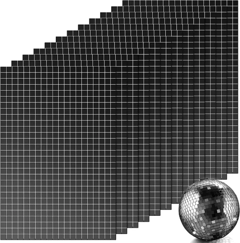 Vista 19 de Azulejos de mosaico autoadhesivos para proyectos de manualidades, 0.197 x 0.197 in (verde, 7200 piezas)