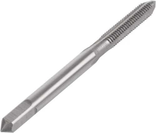 Vista 3 de M3 x 0.020 in Máquina de grifo HSS Métrica Mano Derecha Rosca 3 Grifos de flauta recta y enchufe, 4 piezas