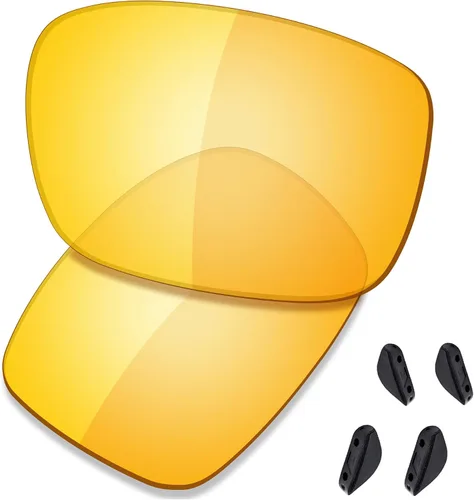 Vista 19 de SAUCER Lentes y almohadillas de nariz de repuesto prémium para Oakley Drop Point OO9367 Protección UV400, antiarañazos, ajuste preciso polarizado