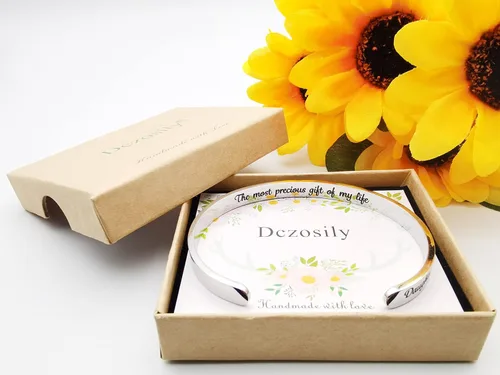 Vista 75 de Pulseras inspiradoras para mujer, joyería de acero inoxidable, con refranes, pulsera motivacional con mensaje oculto, pulseras grabadas para mejor