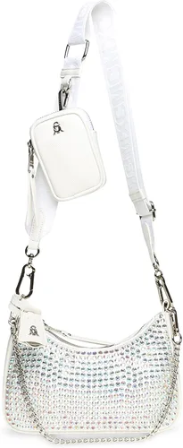 Vista 2 de Steve Madden Vital-a - Bandolera cruzada con diamantes de imitación