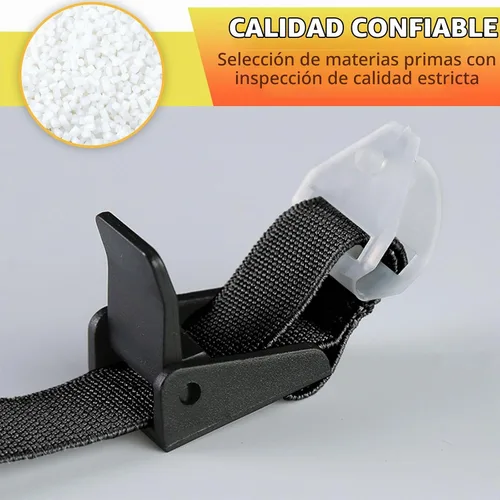 Vista 3 de Hoypeyfiy 4 correas universales para casco de barbilla, correas de nailon para casco de seguridad con mentón, accesorios de casco de construcción