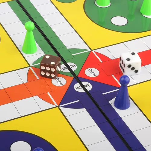 Vista 7 de Andux Juego de mesa portátil de ajedrez magnético plegable Ludo CXYXQ-03 (M) Portable Travel Board Game, for Adult and Teenager, for After-school