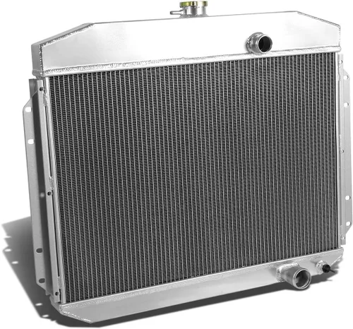 Vista 2 de DNA Motoring RA-F10061-L6-3 - Radiador de aluminio completo de 3 filas compatible con Ford F-100 61-64 / F-250 / F-350 Pickup