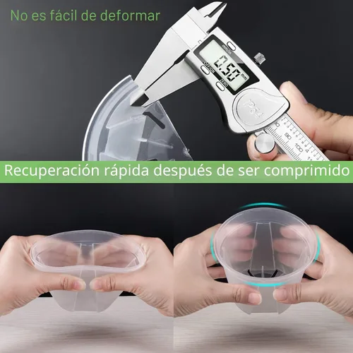 Vista 8 de GREENPARA Macetas transparentes para vivero con platillo para plantas