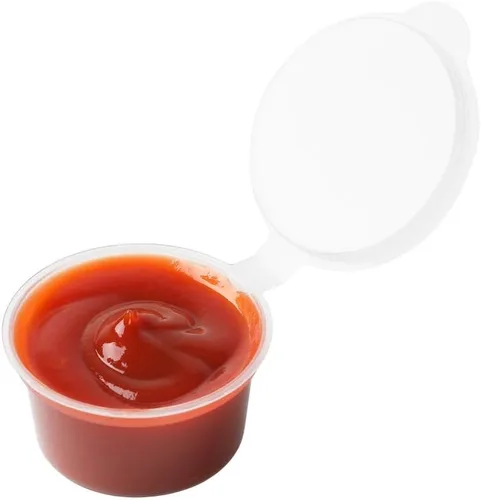 Vista 10 de RW Base - Vasos de gelatina de 1 onza, 100 tazas aptas para microondas, resistentes a las grietas, desechables, recipientes de plástico transparente