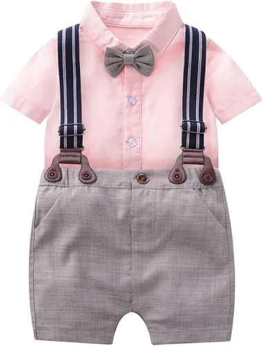 Vista 2 de Conjunto de traje de caballero para bebés y niños