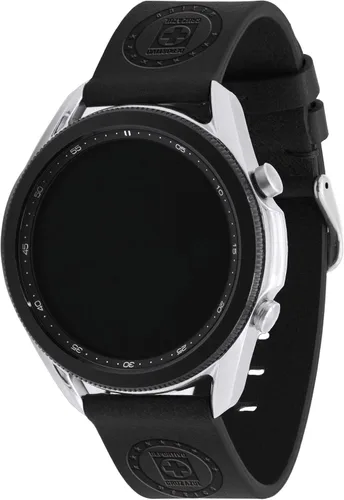 Vista 4 de Cruz Azul - Correa de reloj de piel compatible con Samsung Galaxy Watch y más