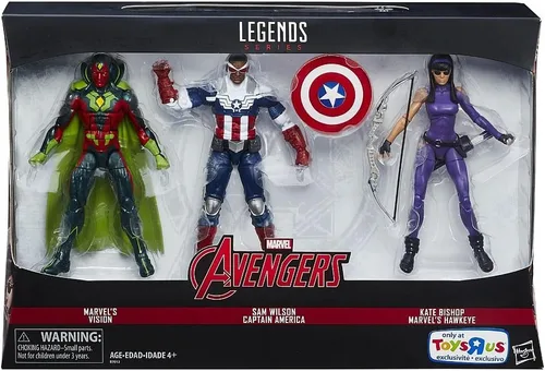 Vista 2 de Marvel Legends Avengers Serie de 3 paquetes