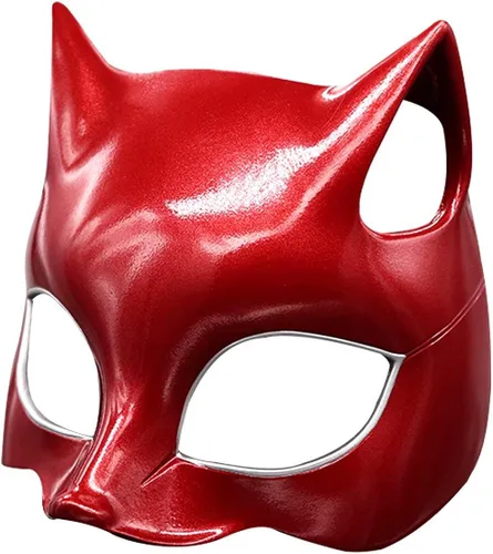 Vista 2 de Bulex Persona 5 Ann TakamakiGoro AkechiQueenRyuji SakamotoQueen Half Face Mask Resin Cosplay