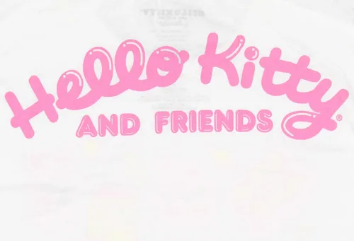 Vista 6 de Hello Kitty And Friends - Camiseta con diseño de cuadrícula para mujer
