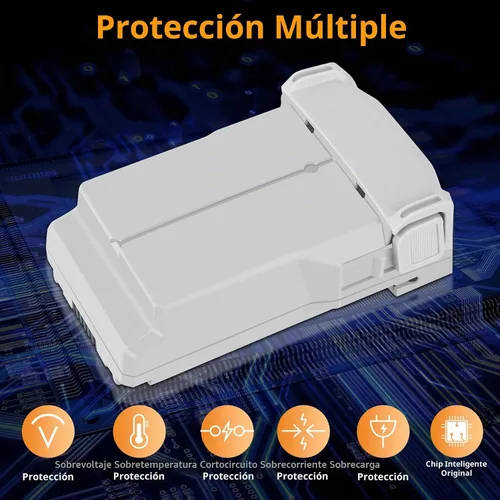 Vista 5 de Mini 3 baterías recargables 1 paquetes 3850mAh reemplazo para mini 3/mini 3 pro batería compatible con DJI Mini 3/Mini 3 Pro Drone