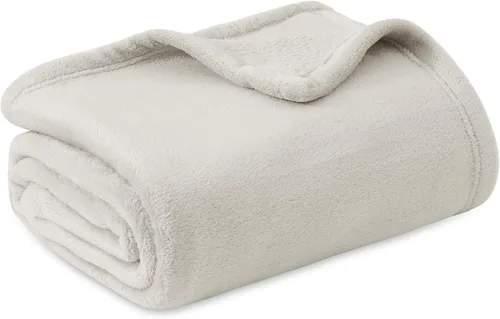 Vista 19 de Bedsure - Manta de forro polar tipo peluche para sofá color crema - Mantas y cobijas suaves, mullidas, acogedoras y ligeras para sofá, 50 x 60 01