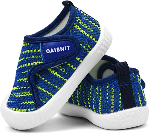 Vista 5 de Zapatos para bebé niño y niña, ligeros, transpirables, de malla, zapatos de agua para playa, antideslizantes, para primeros pasos, 6, 9, 12, 18, 24