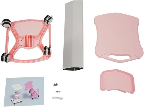 Vista 8 de Carrito de salón rodante - Carro móvil de aluminio con soporte para carritos rodantes médicos para cavitación ultrasónica, máquina RF, estante
